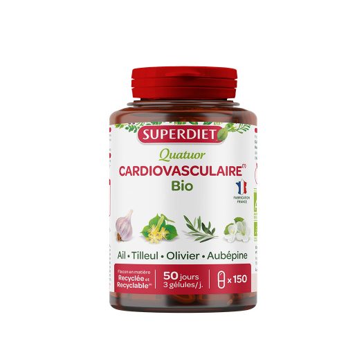 SUPERDIET Bio  Cardiovasculaire lágyzselatin kapszula (150db)