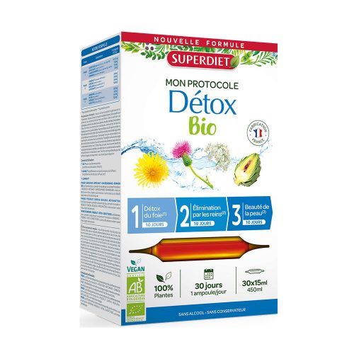 SUPERDIET Bio Detox ivóampulla (30x15ml) 